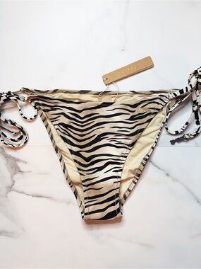 NWT Skims Signature Swim Dipped Tie Bikini Bottom